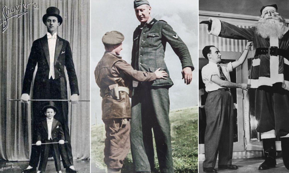 Jakob Nacken, o soldado nazista gigante que foi feito prisioneiro por um ingls baixinho