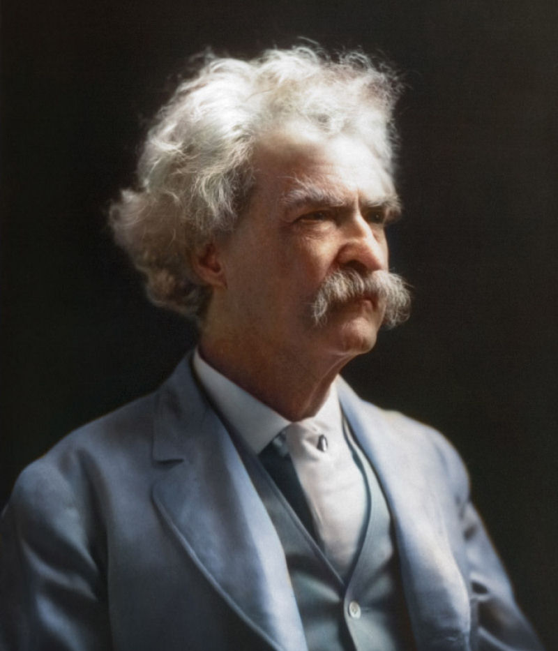 Mark Twain odiava basicamente tudo o que tinha a ver com os correios
