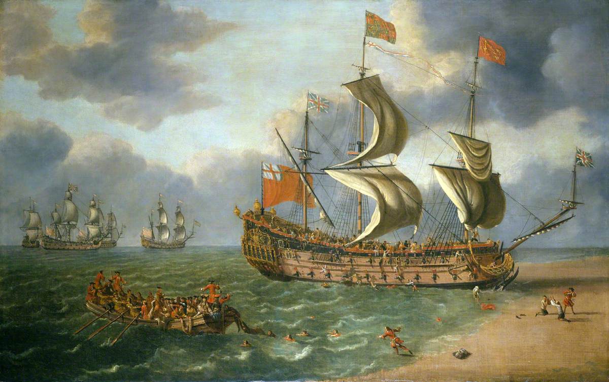 Naufrágio de navio de guerra real perdido há muito tempo descoberto na costa inglesa