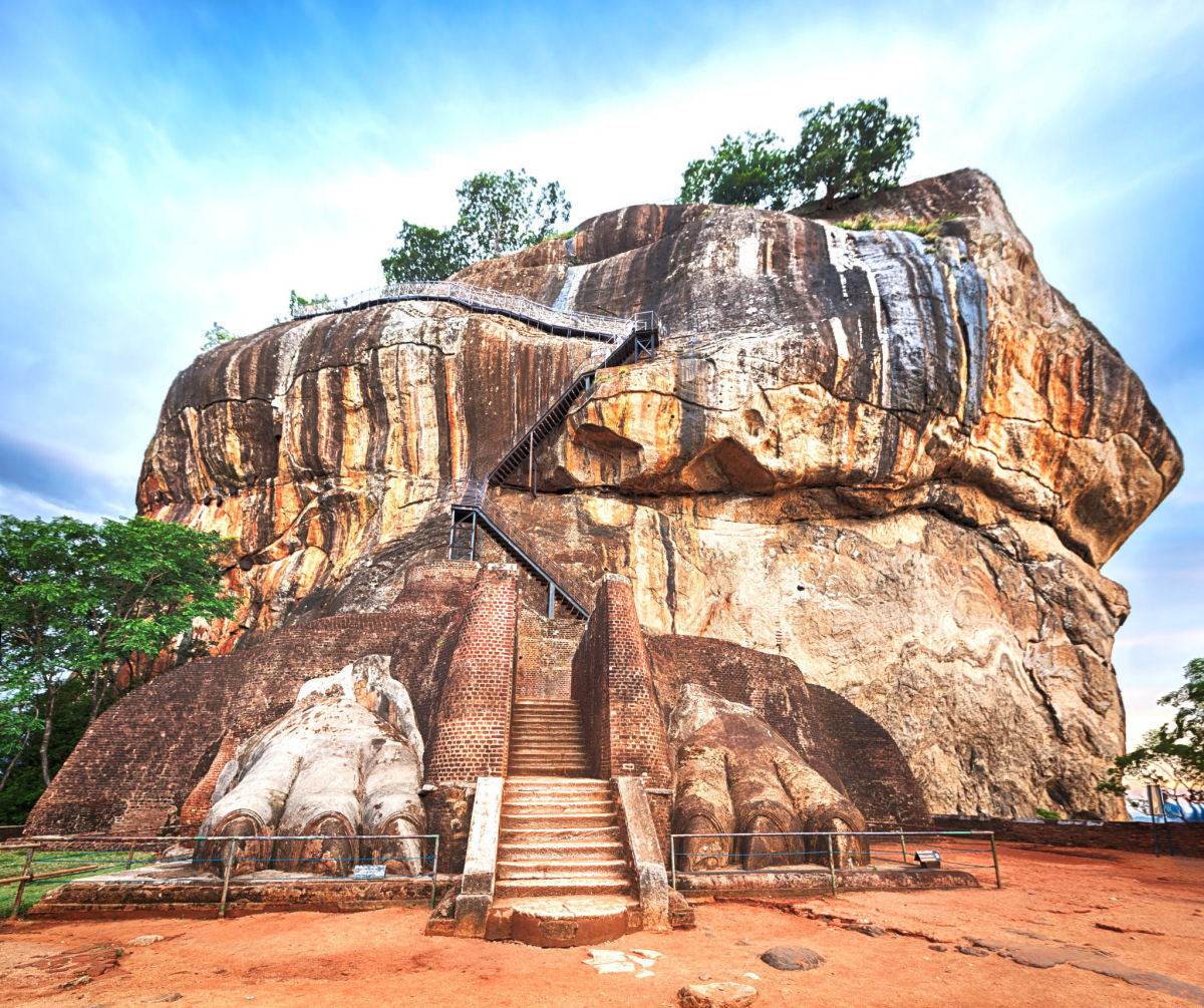 Sigiriya, a rocha em forma de leo no Sri Lanka que era um palcio, fortaleza e mosteiro