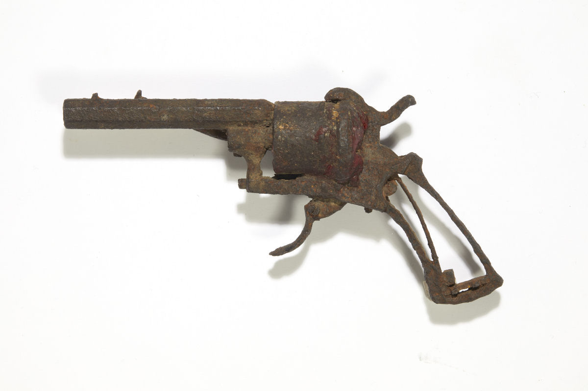 Esta supostamente foi a arma que van Gogh usou para se matar