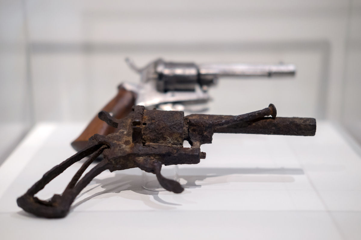 Esta supostamente foi a arma que van Gogh usou para se matar