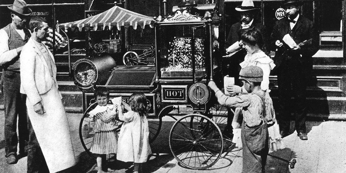 Uma breve história explosiva da pipoca