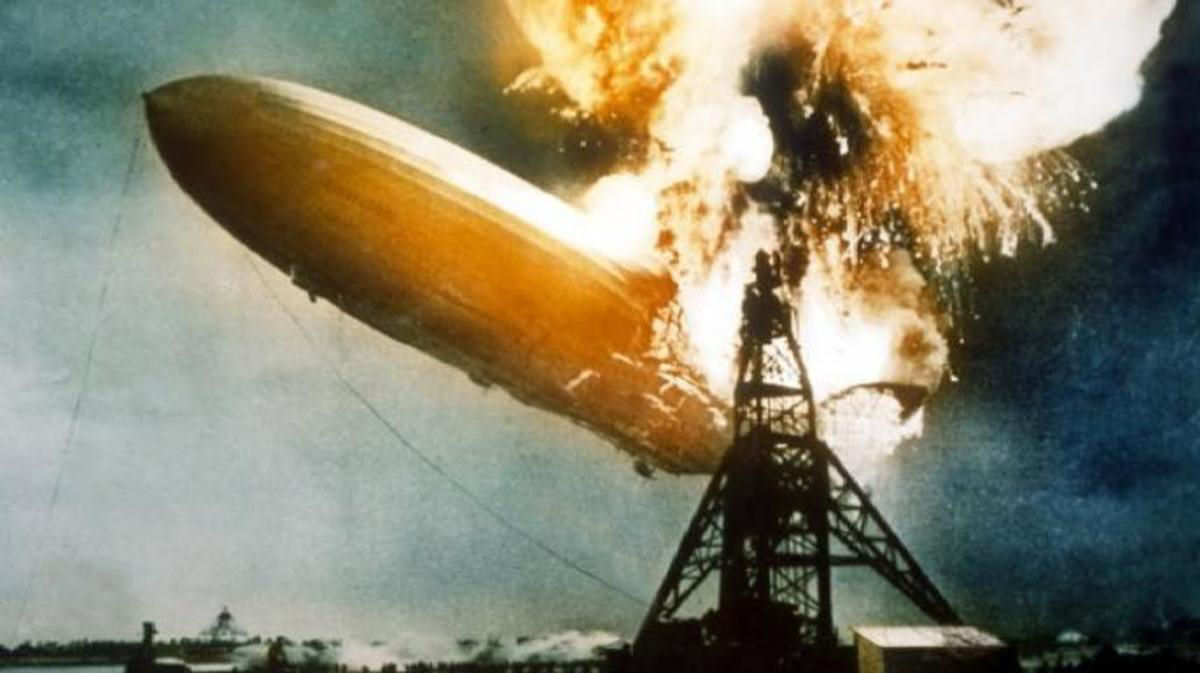 Este filme inédito sobre o desastre do Hindenburg, foi filmado por um entusiasta da época