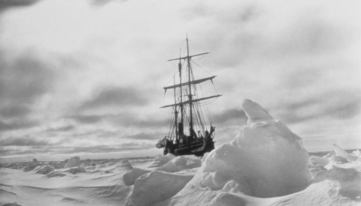 Imagens reais do Endurance de Shackleton do primeiro documentário de 1919