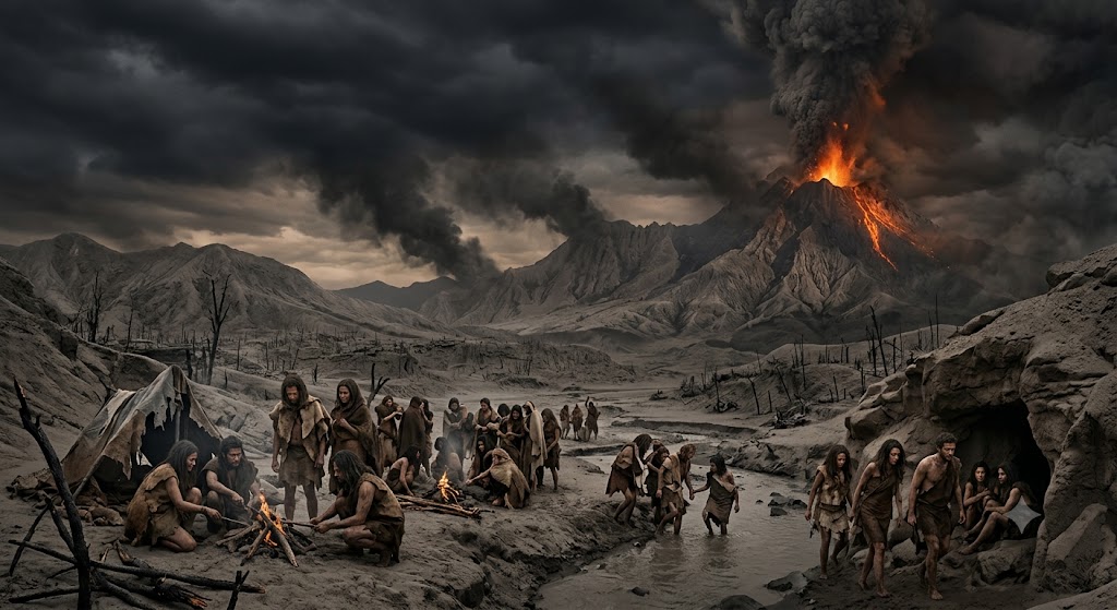 O desastre pr�-hist�rico que quase exterminou a humanidade
