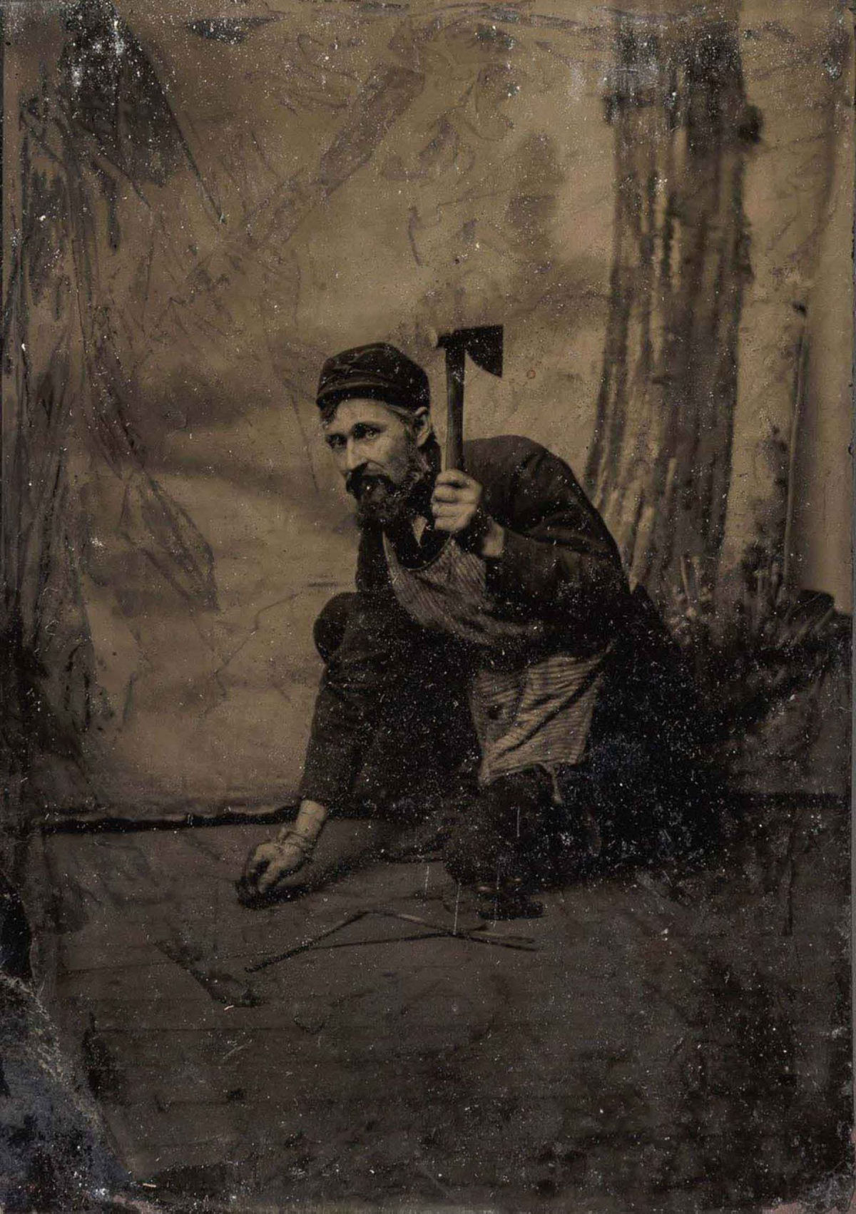 Ferrótipos ocupacionais: trabalhadores posando com as ferramentas de seu ofício em meados do século 19 02