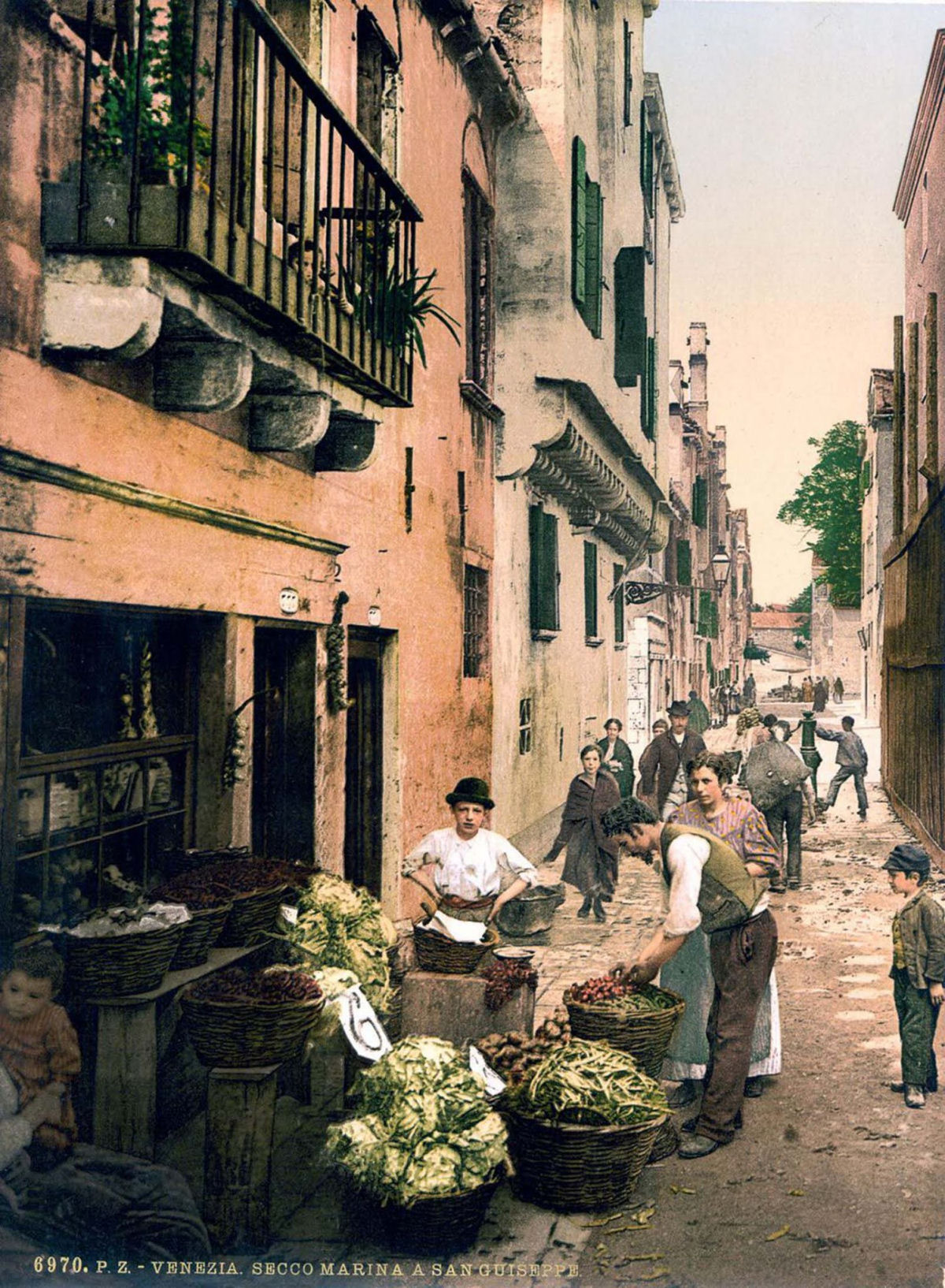 As belas fotos coloridas de Veneza, em 1890, feitas pelo processo de fotocromo 09