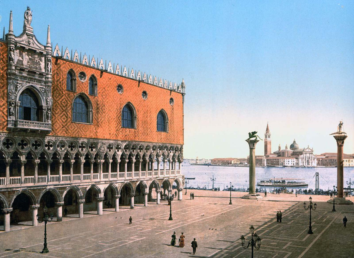 As belas fotos coloridas de Veneza, em 1890, feitas pelo processo de fotocromo 10