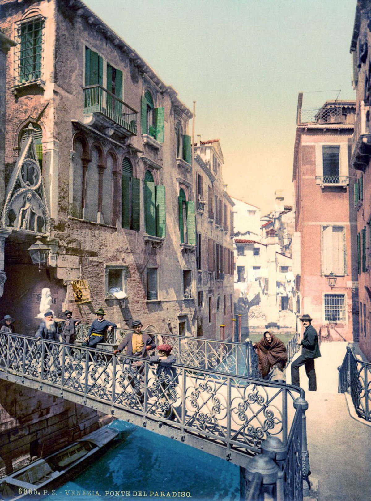 As belas fotos coloridas de Veneza, em 1890, feitas pelo processo de fotocromo 17