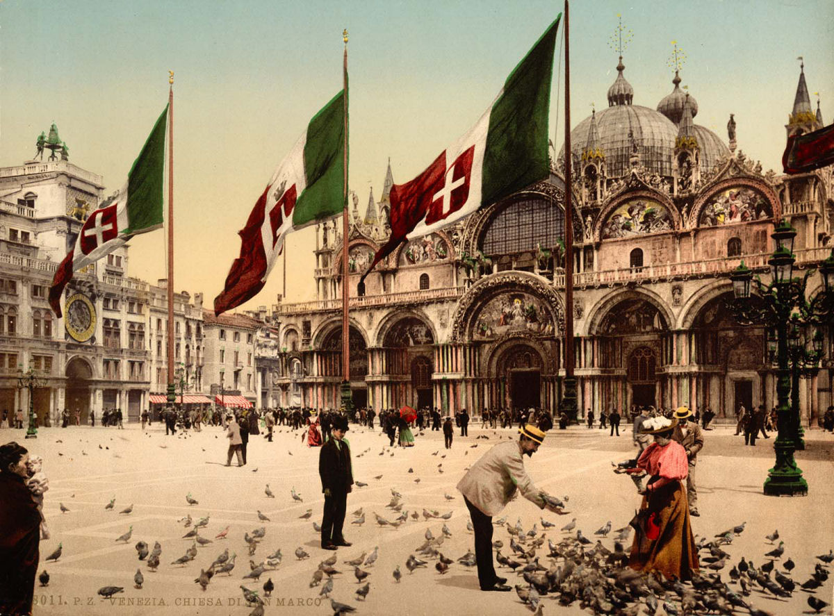 As belas fotos coloridas de Veneza, em 1890, feitas pelo processo de fotocromo 23