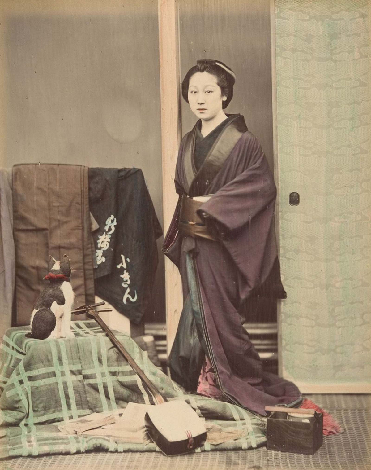 Fotografias colorizadas à mão do Japão à beira da modernidade 20