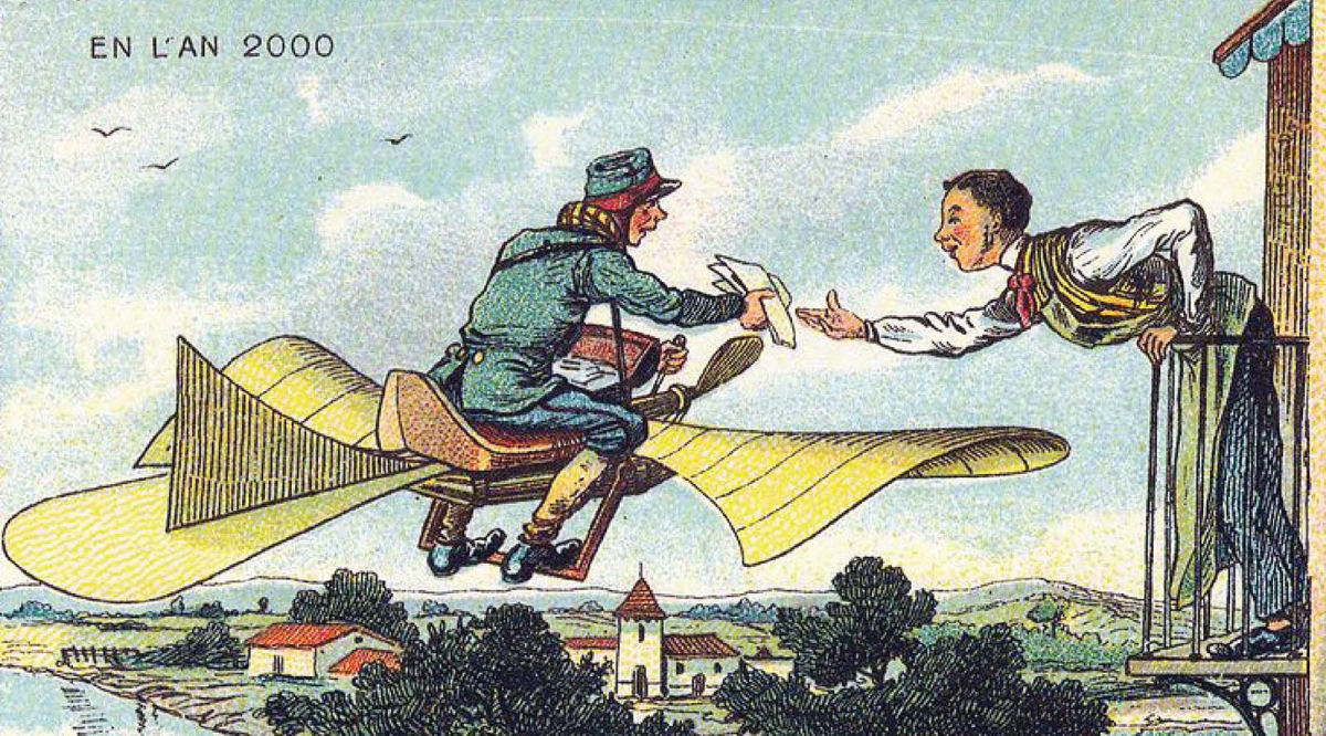 Os cartões postais do século 19 que previam o mundo no ano 2000 06