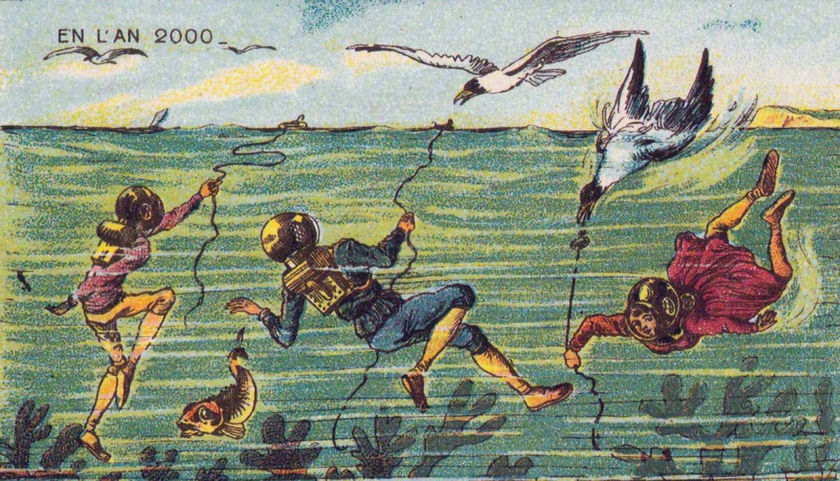 Os cartões postais do século 19 que previam o mundo no ano 2000 09