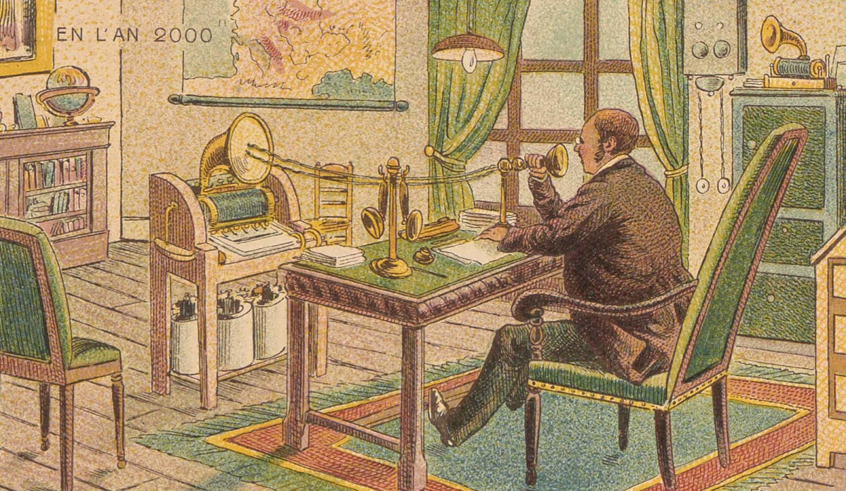 Os cartões postais do século 19 que previam o mundo no ano 2000 34