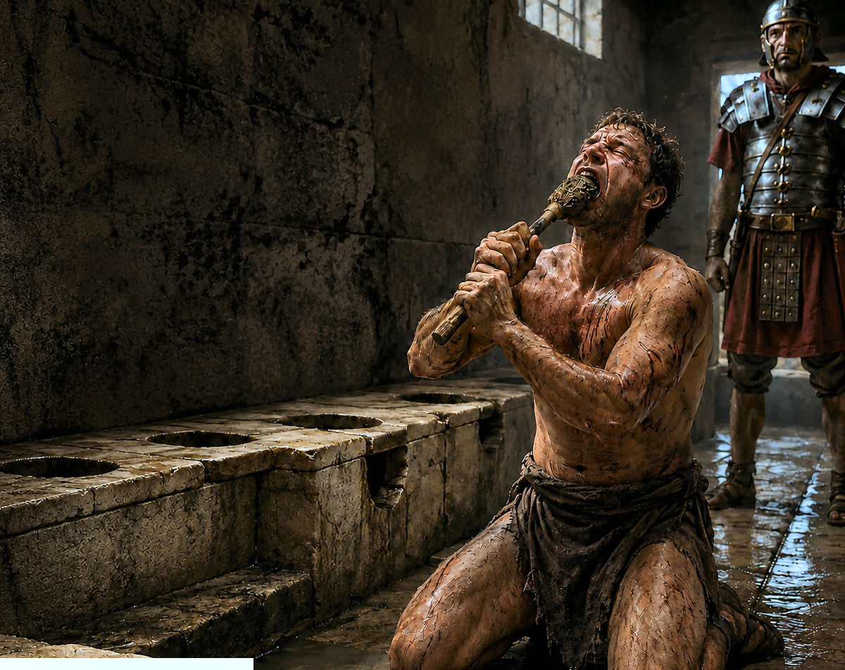 O gladiador que preferiu morrer com uma escova de vaso sanitário a se apresentar no anfiteatro