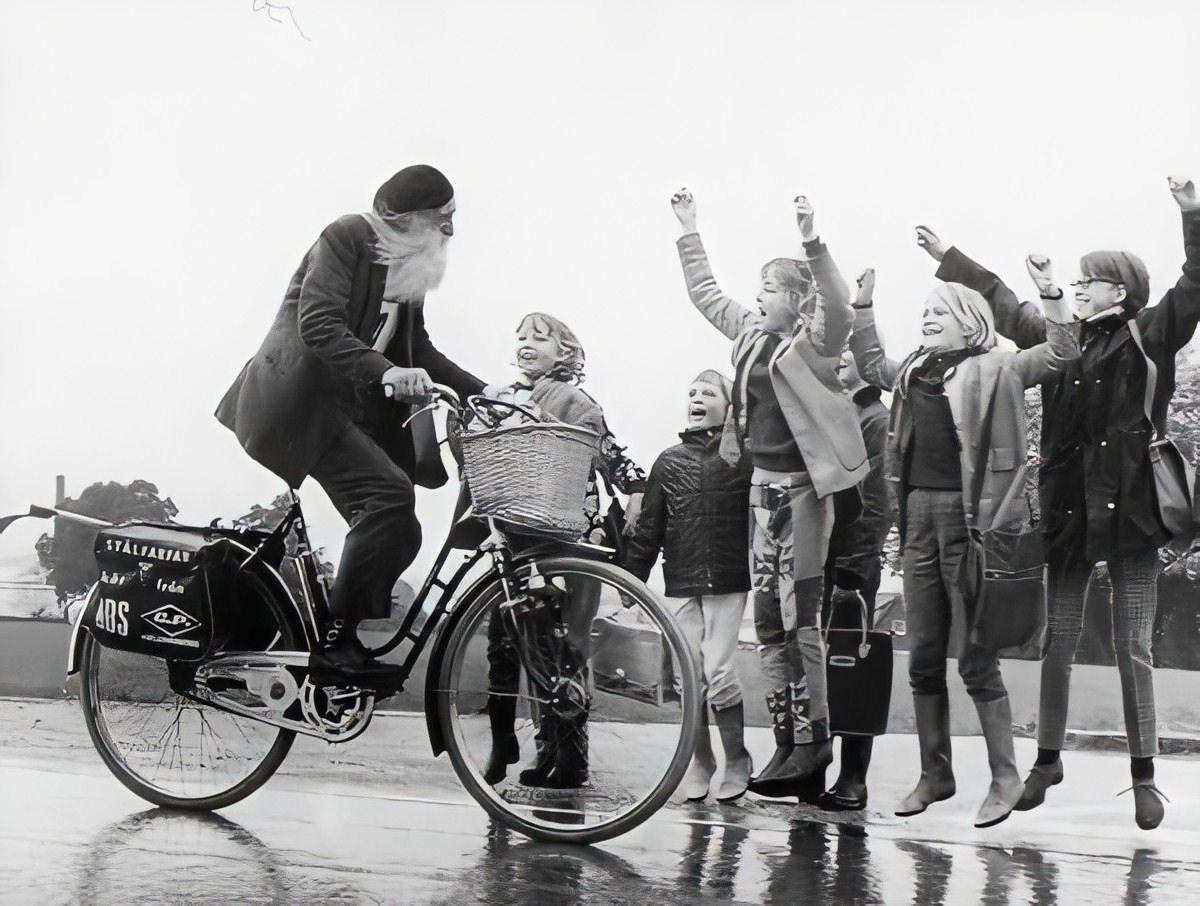 Gustaf Håkansson: o 'vovô de aço' que ganhou uma corrida de bicicleta de 1.600 quilômetros
