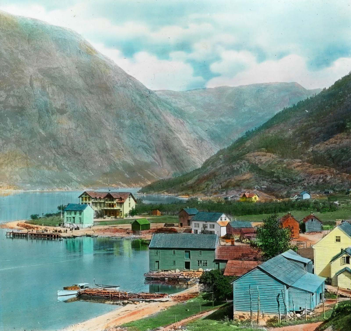 Incríveis fotos antigas da Noruega criadas a partir de slides de lanterna mágica 16