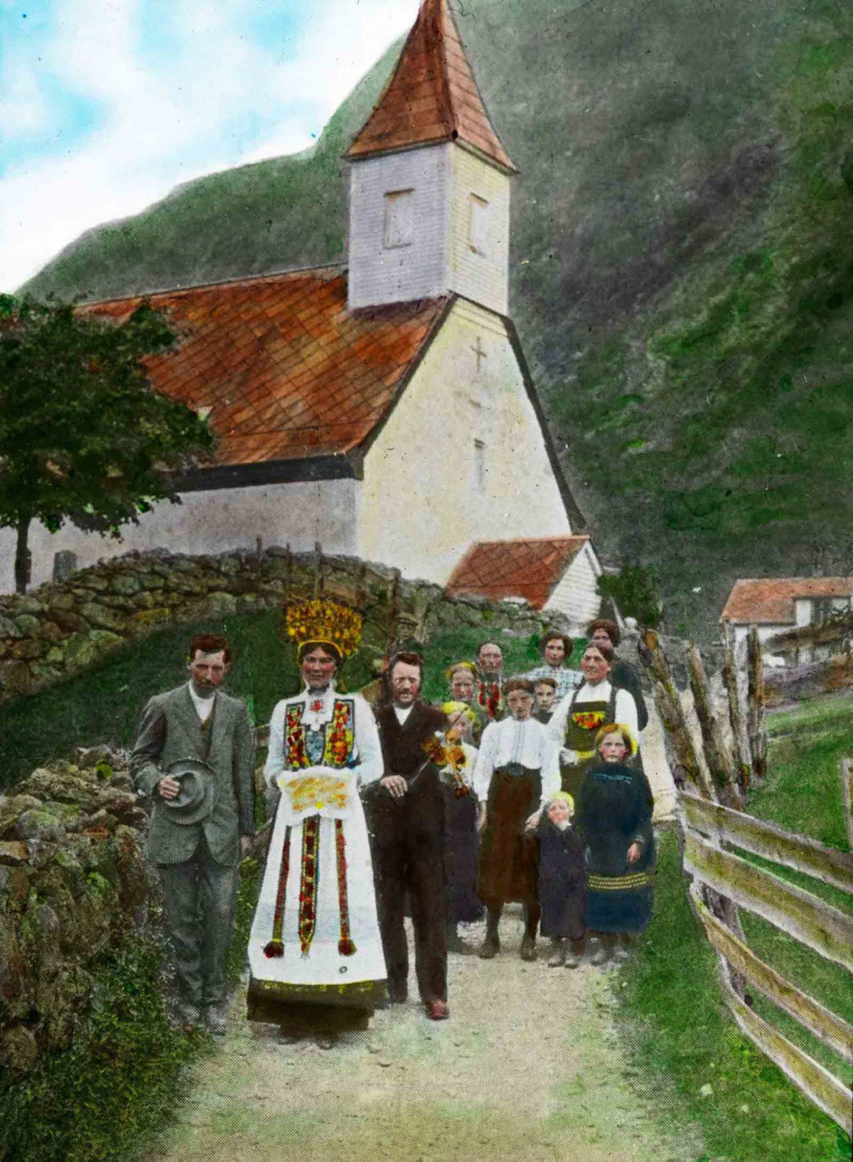 Incríveis fotos antigas da Noruega criadas a partir de slides de lanterna mágica 20