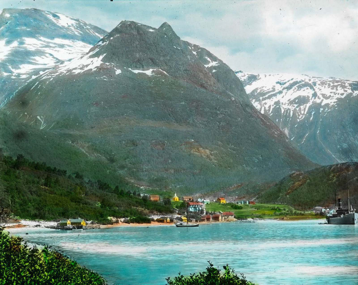 Incríveis fotos antigas da Noruega criadas a partir de slides de lanterna mágica 28