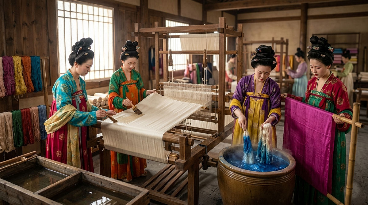 A breve história de contrabando da finíssima seda chinesa