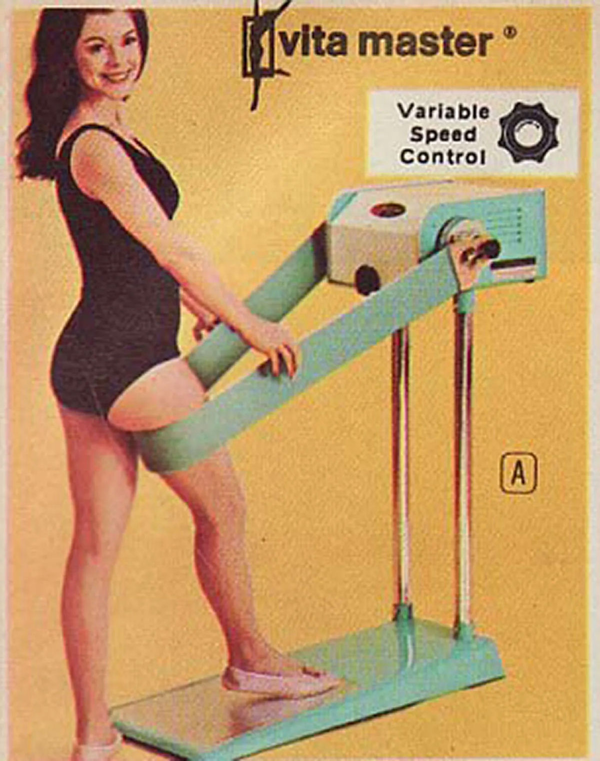 Fotos de máquinas de exercícios bizarras do passado 15
