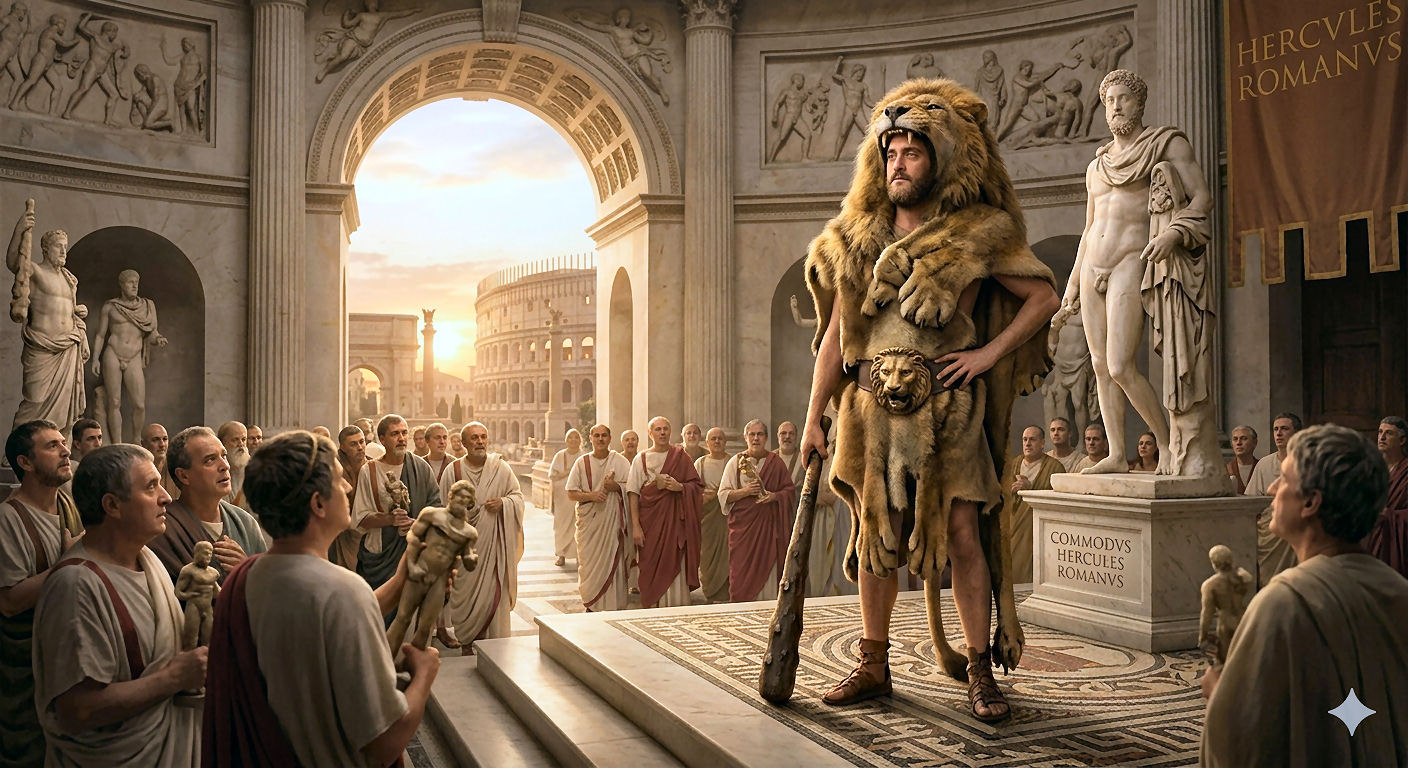 Por que historicamente o nome do imperador C�modo n�o transcendeu muito?