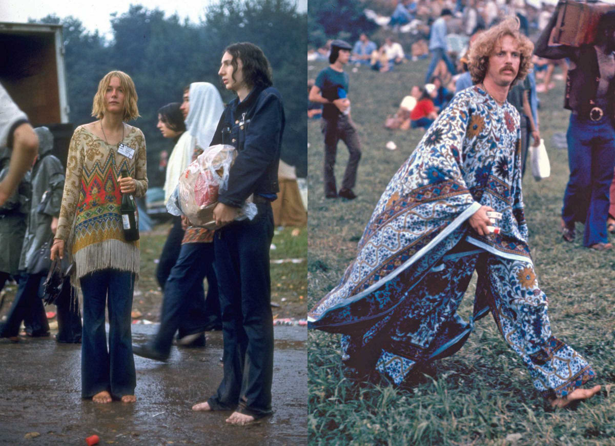 Fotos impressionantes retratam a moda rebelde de Woodstock em 1969 01