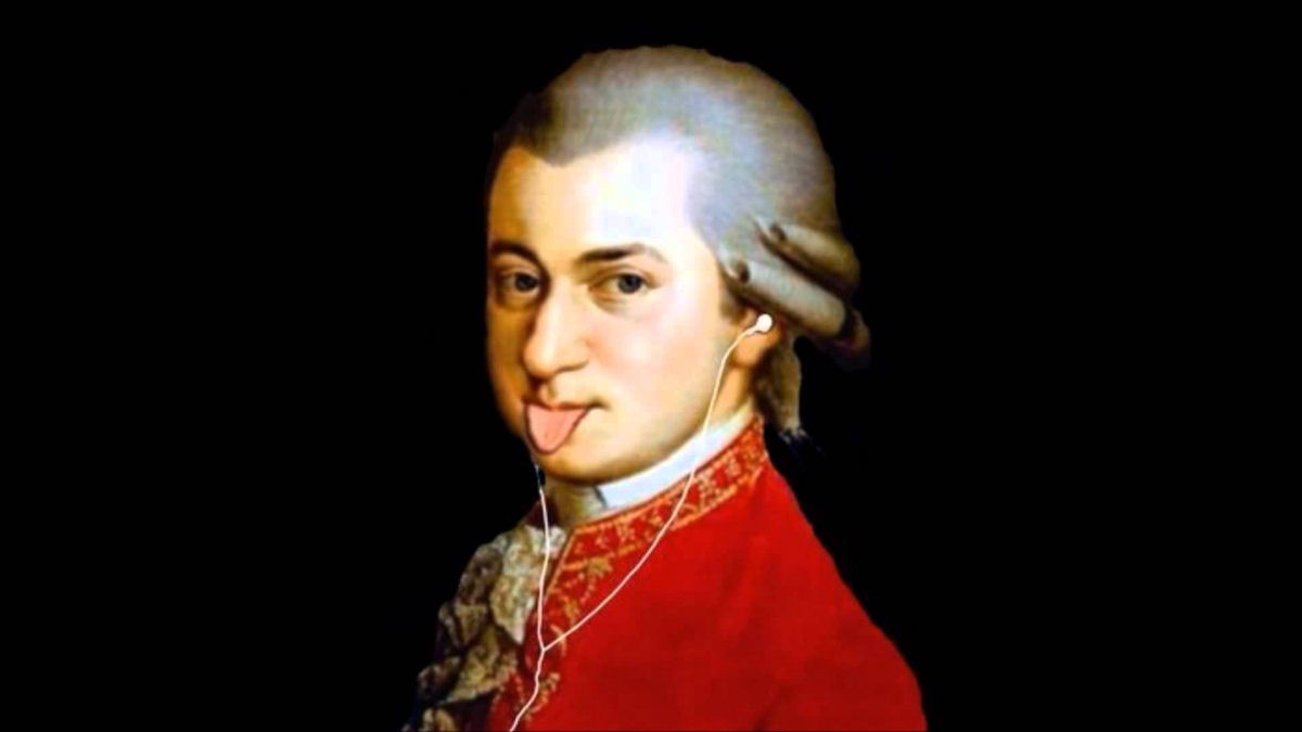 E se eu disser que Mozart comps uma cano chamada Lambe a minha bunda