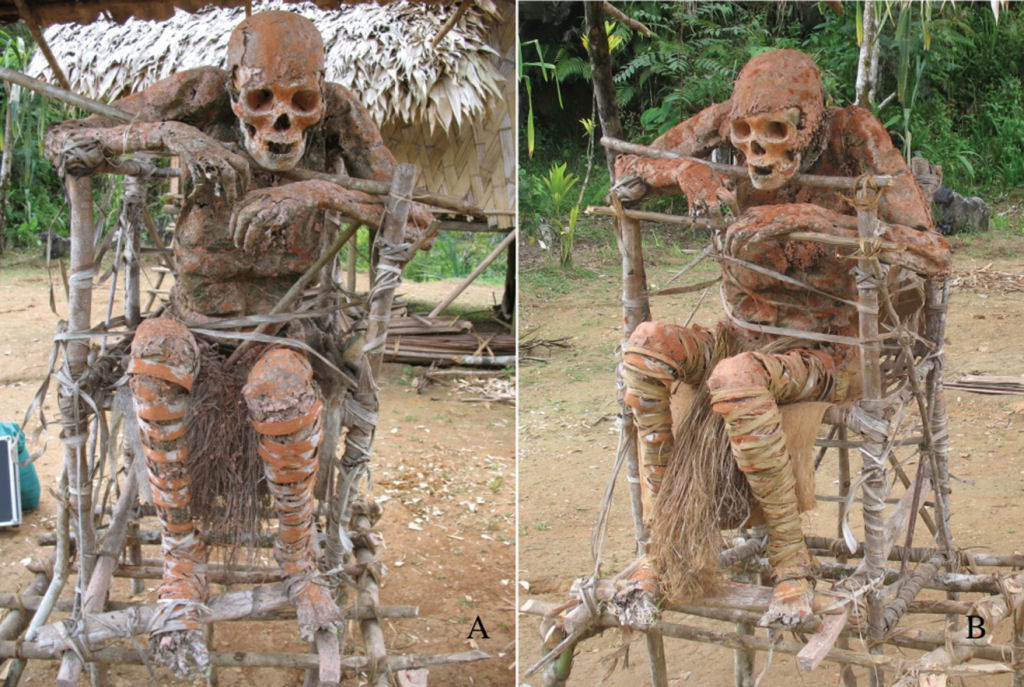 As mmias defumadas que vigiam Aseki, em Papua Nova Guin 01