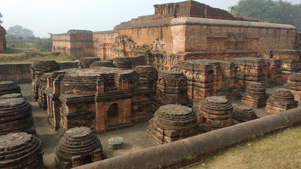 Nalanda, a primeira universidade residencial conhecida na histria foi na ndia