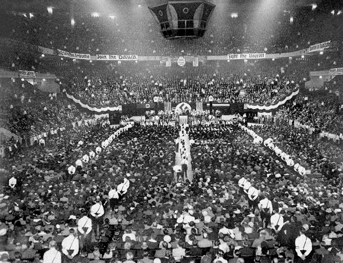 O dia em que os americanos nazistas realizaram manifestaes em massa no Madison Square Garden 03