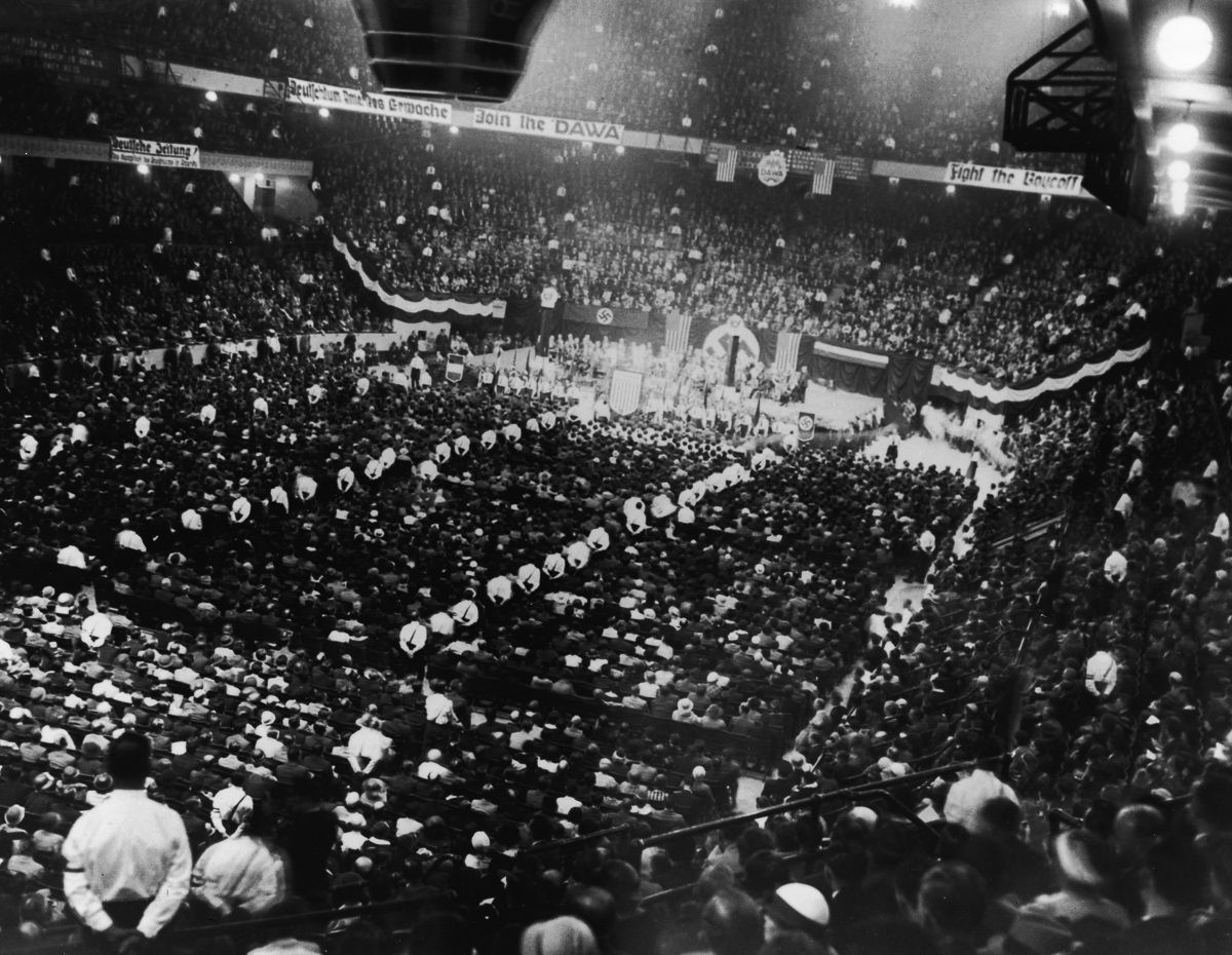 O dia em que os americanos nazistas realizaram manifestaes em massa no Madison Square Garden 05