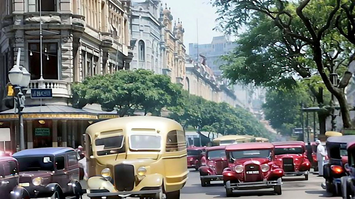 Imagens do Rio de Janeiro nos anos 1920 e 1930 em cores mostram a decadncia da cidade