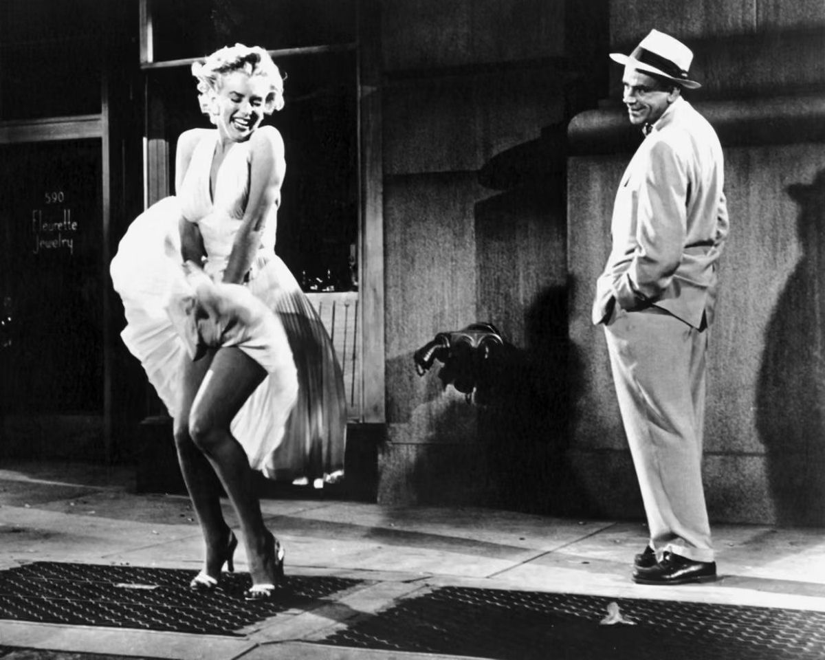 A histria no contada da famosa foto da saia esvoaante de Marilyn Monroe