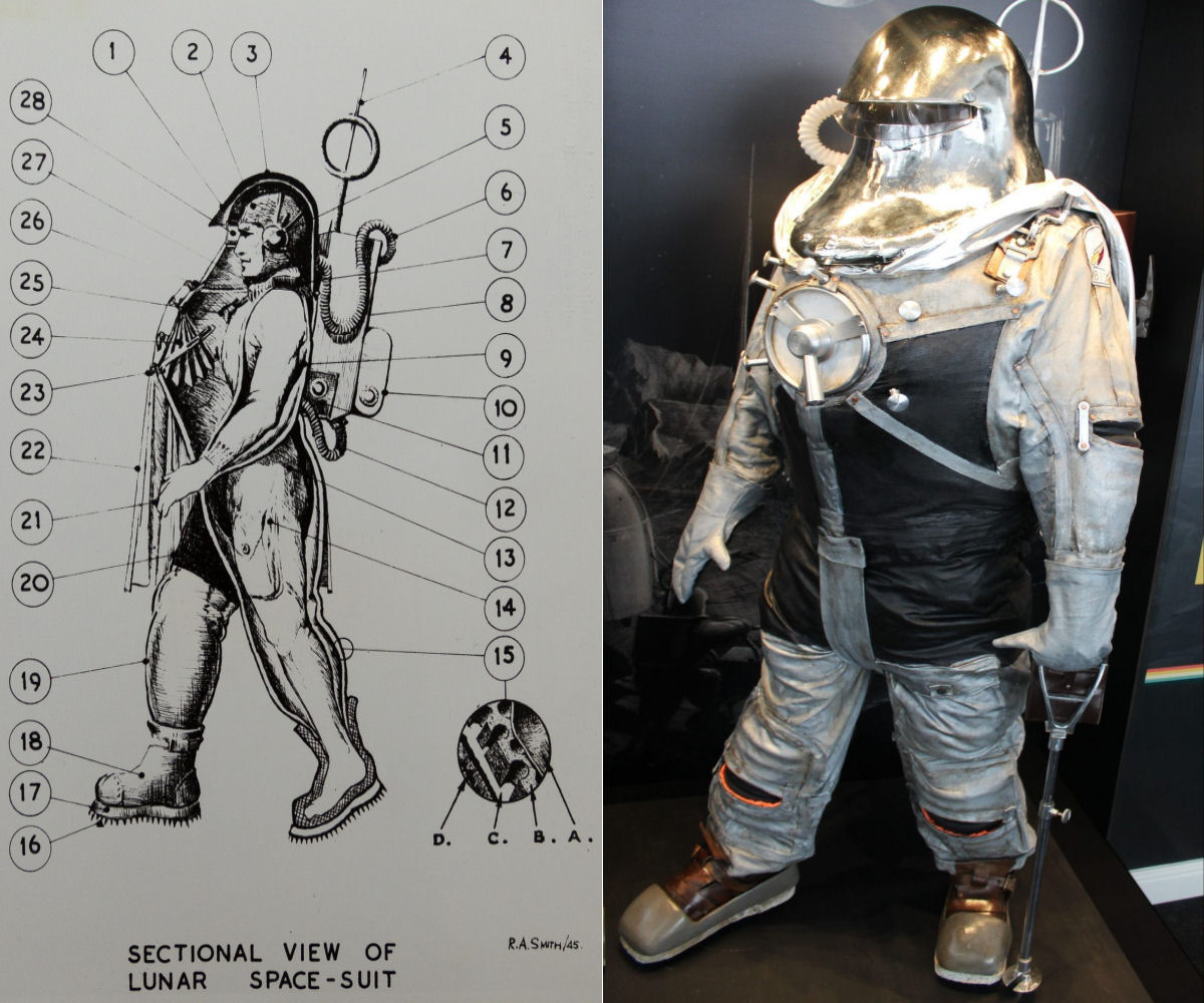 A história há muito esquecida do traje espacial lunar britânico