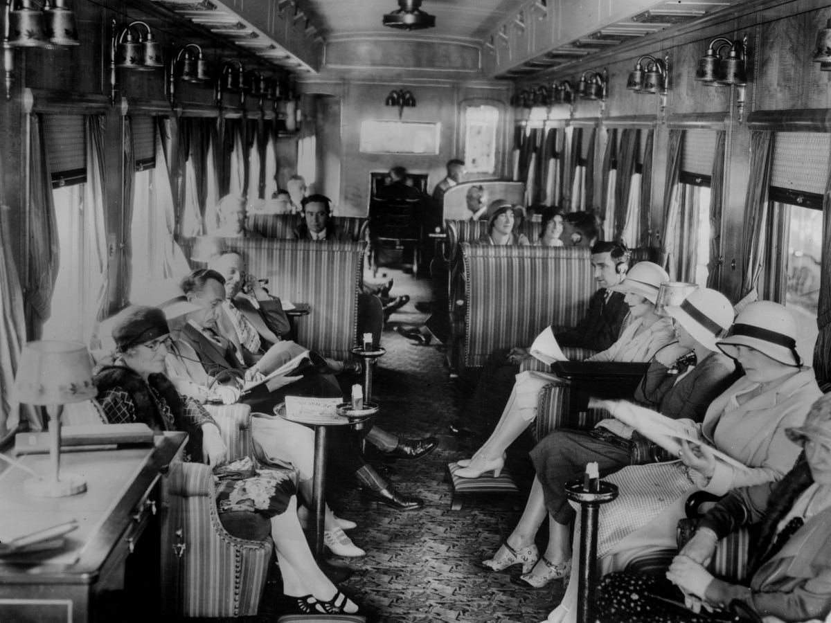 Fotos antigas mostram como eram glamorosas as viagens de trem entre 1900-1940 11