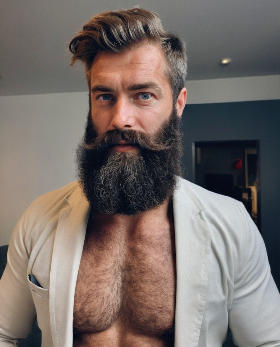 A raz�o pela qual os homens com barba est�o na moda 01