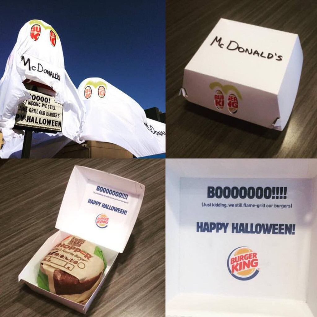 Loja do Burger King se fantasia de McDonald's no Halloween 01