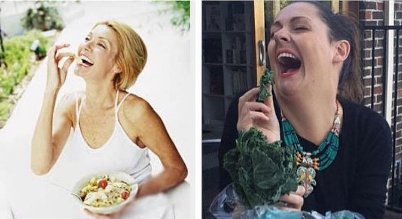 Mulher continua recriando fotos das celebridades do Instagram para mostrar como so ridculas 10