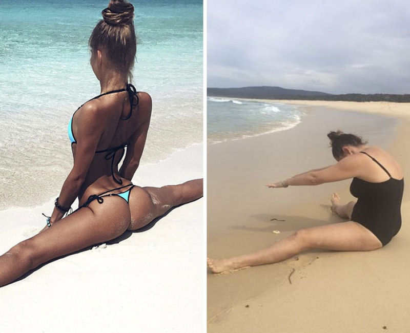 Australiana continua trollando hilariamente as fotos do Instagram de celebridades 17