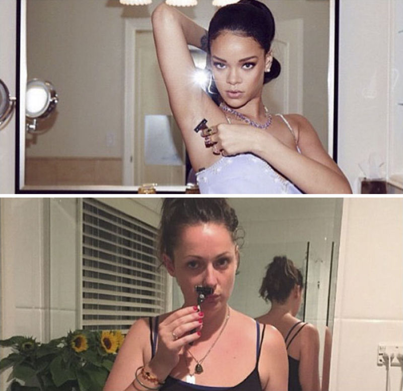 Australiana continua trollando hilariamente as fotos do Instagram de celebridades 32