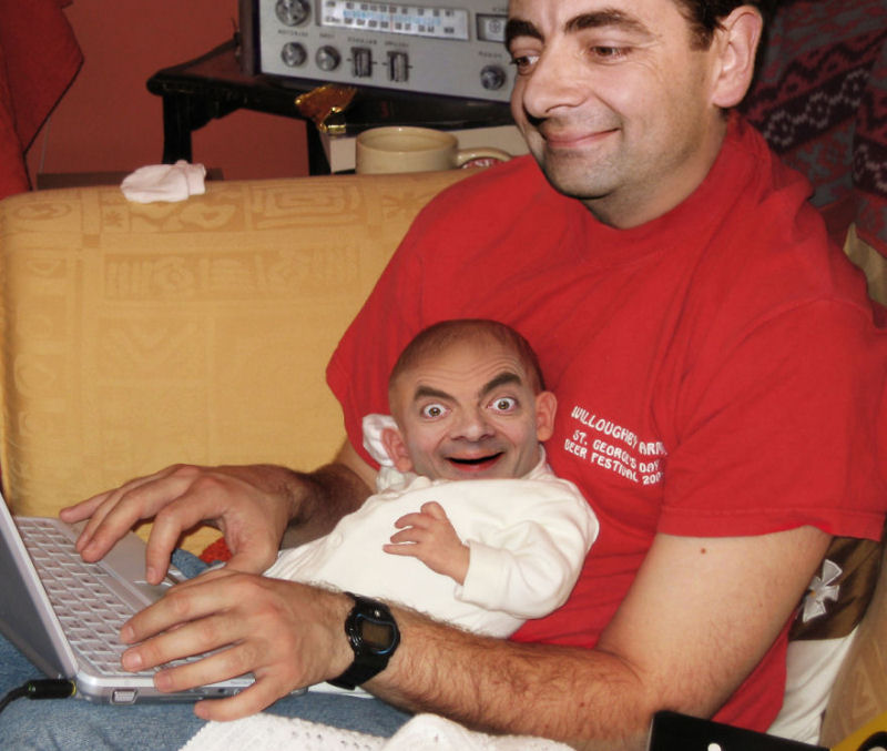 A divertida batalha em curso para ver quem faz o fotochop mais engraado de Mr. Bean 23