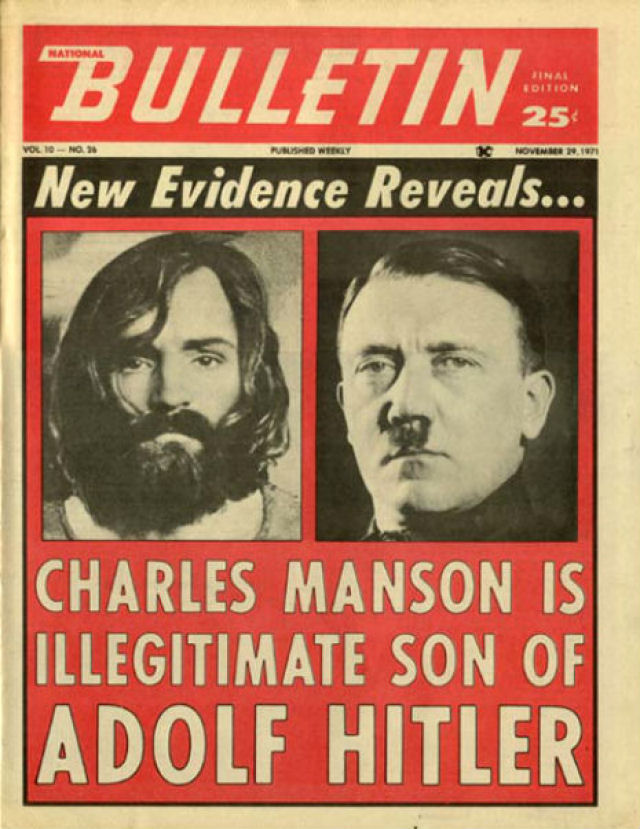 Charles Manson era filho bastardo de Hitler?