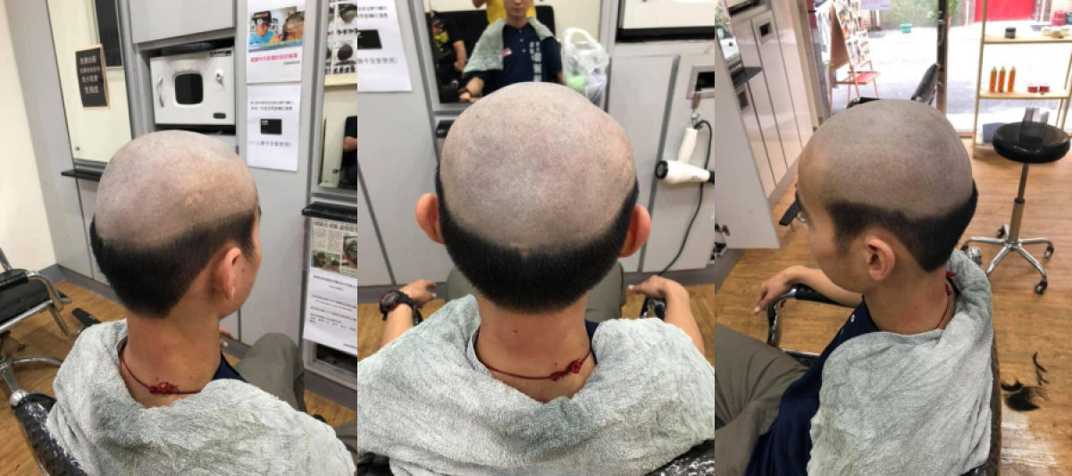Taiwanesa 'salva' seu filho da covid-19 fazendo um corte de cabelo horroroso para que não saísse à rua