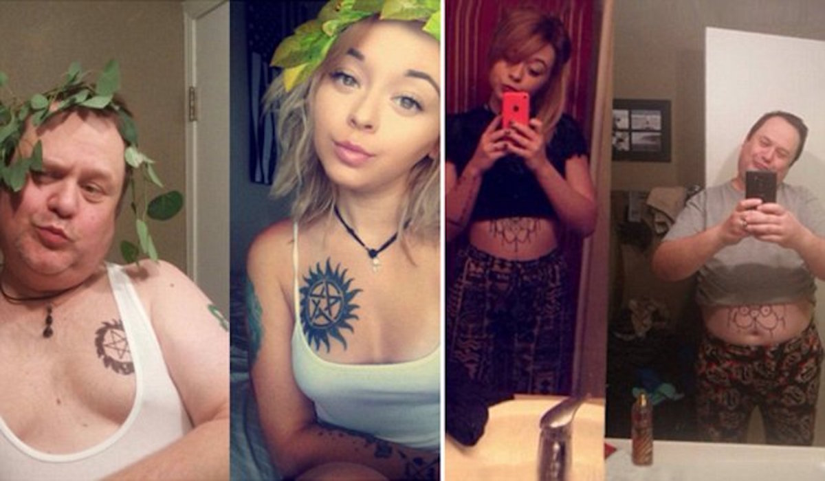 Pai trolla as selfies sexy da sua filha nas redes sociais 01