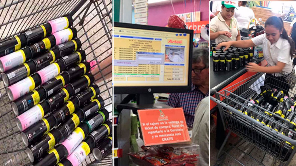 Por um erro do supermercado, cliente mexicano levou a oferta de sua vida! 01