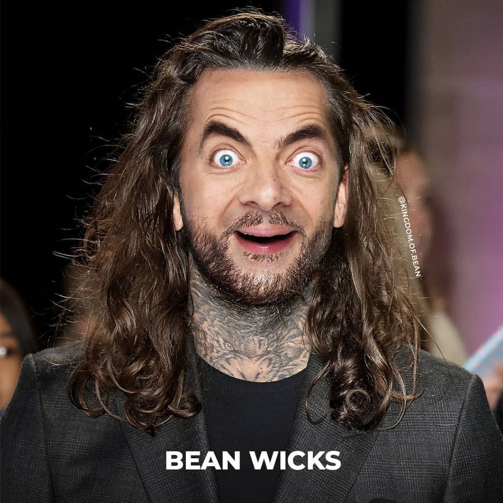Esse cara photoshopa o rosto do Mr. Bean em celebridades 11