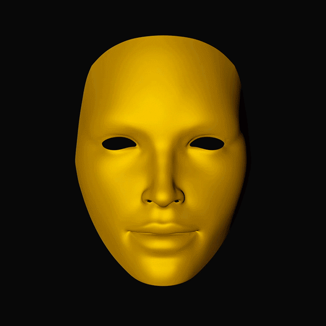 Que lado gira a máscara: um teste de genialidade e esquizofrenia?