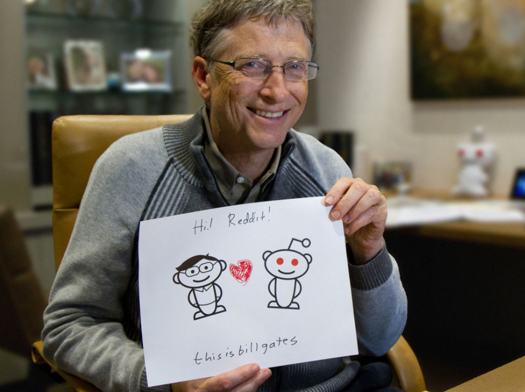 Resumo da entrevista de Bill Gates no Reddit